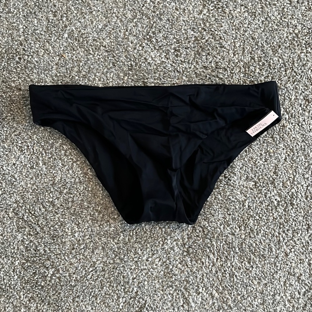 Victoria’s a secret black bikini bottoms hipster size L